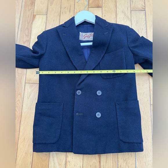Smart Lad-Vintage Custom Blazer/Jacket-
Double Breast-Size 5-6? See Measurements - Picture 10 of 10